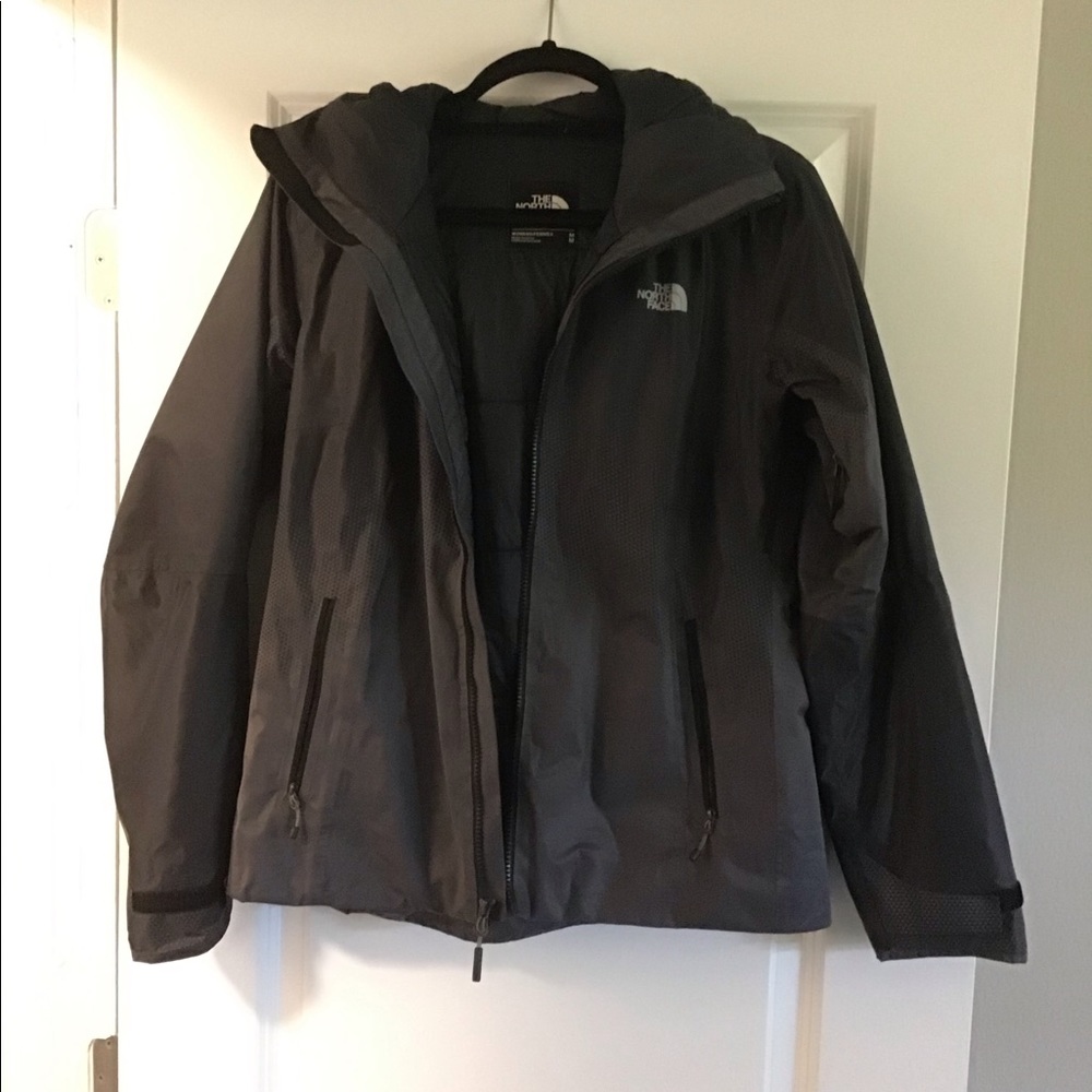 North Face Light Winter Jacket, Gray, Size Medium